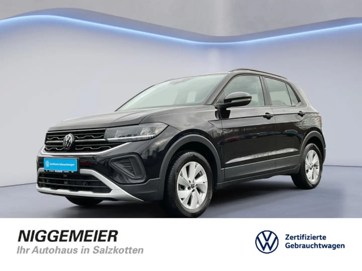 Volkswagen T-Cross 1.0TSI LIFE ACC+LED+APP-CONNECT+ALLWETTE Schwarz - 1