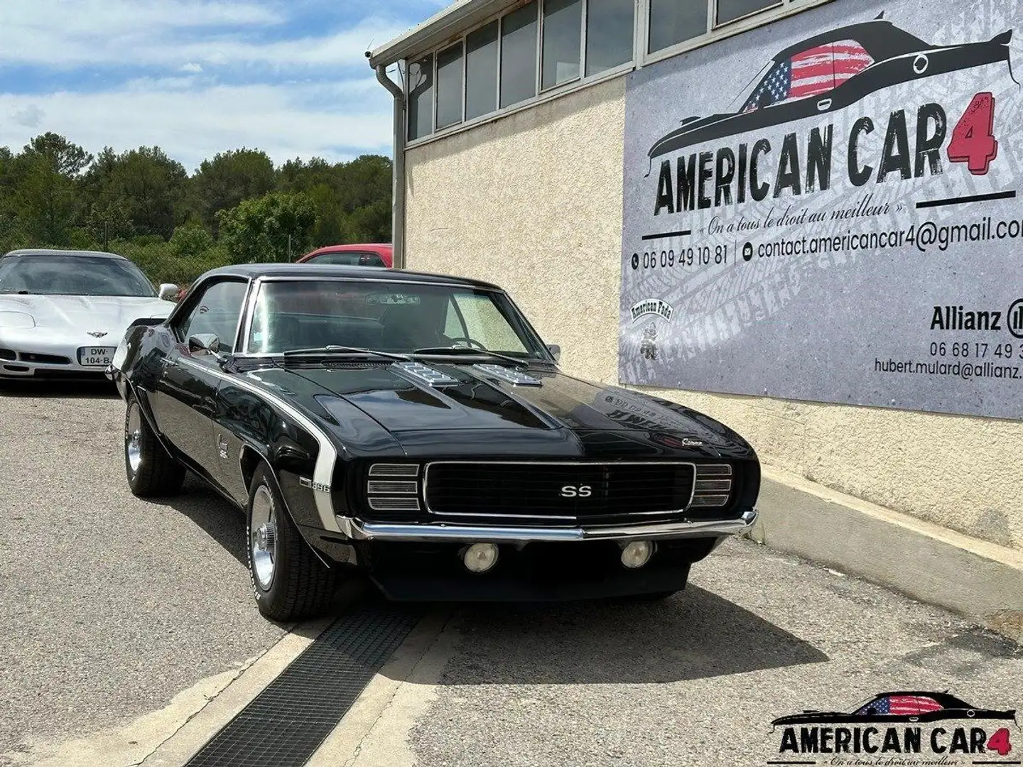 Chevrolet Camaro SS 1969 - V8 396ci - Boite méca - Pack RS Noir - 1