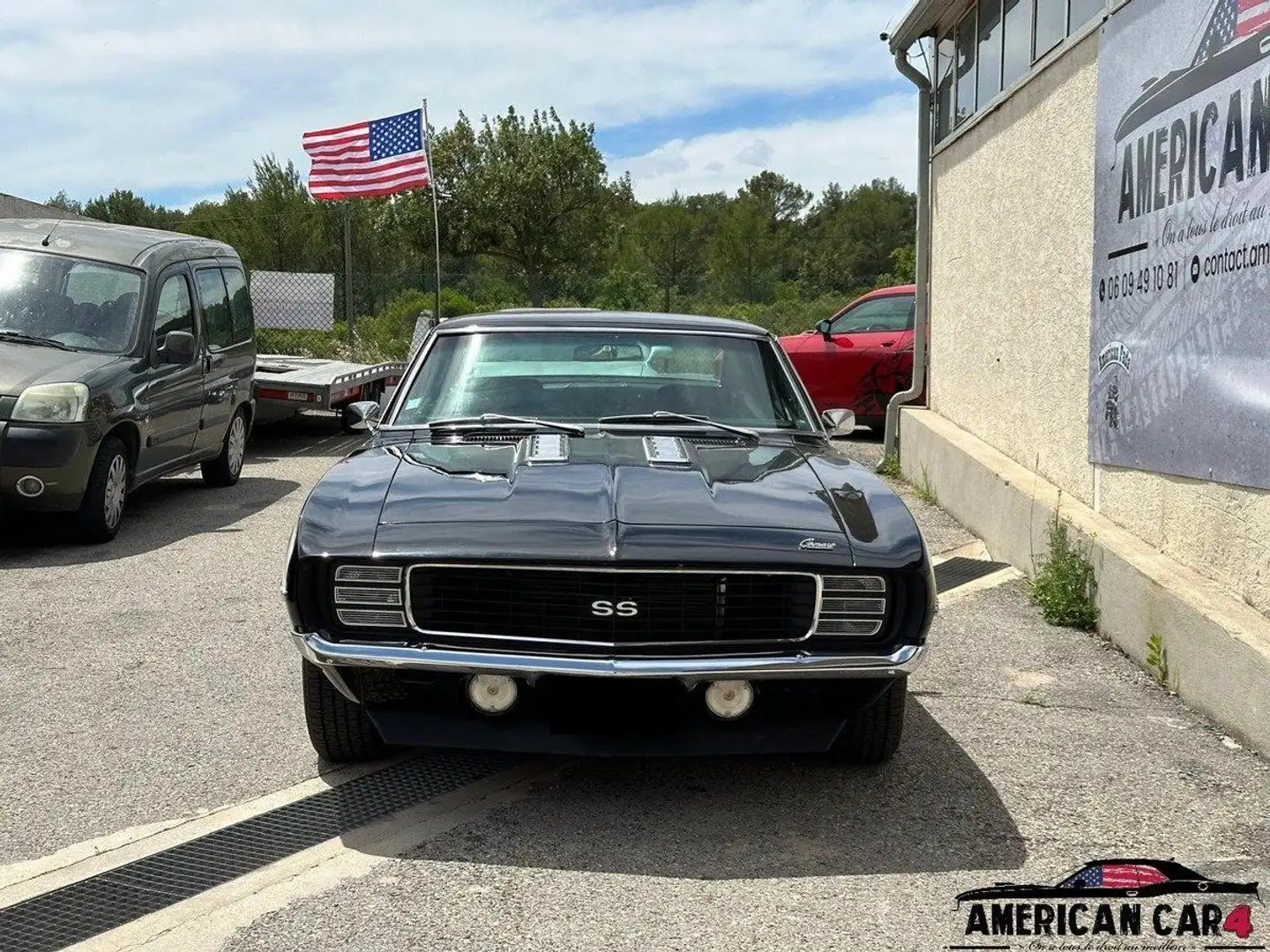 Chevrolet Camaro SS 1969 - V8 396ci - Boite méca - Pack RS Noir - 2