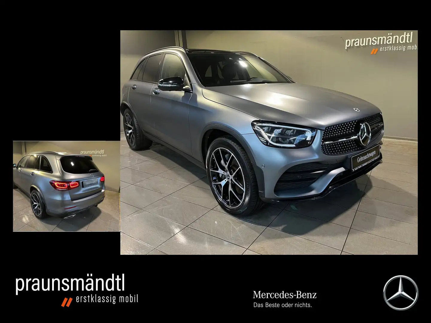 Mercedes-Benz GLC 400 d 4M AMG Night StaHzg/Soun/AHK/Ambi/Kame Grau - 1
