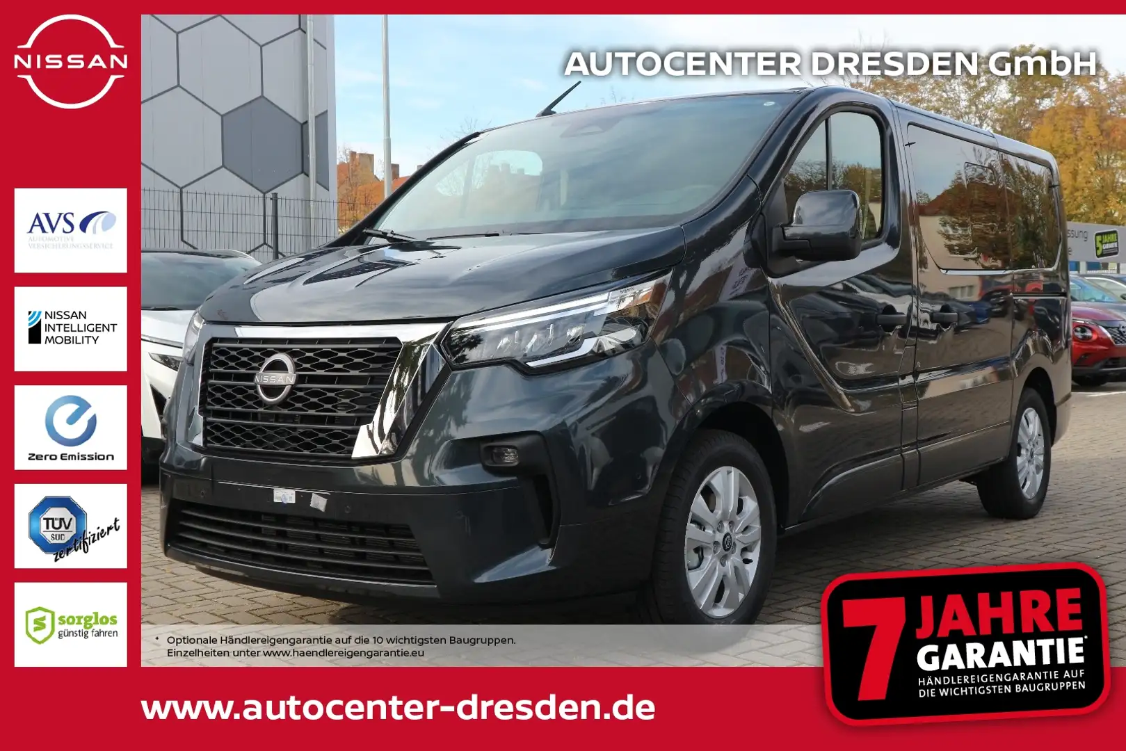 Nissan Primastar Kombi L1H1 dci150 MT TEKNA Kam Navi LED Grigio - 1