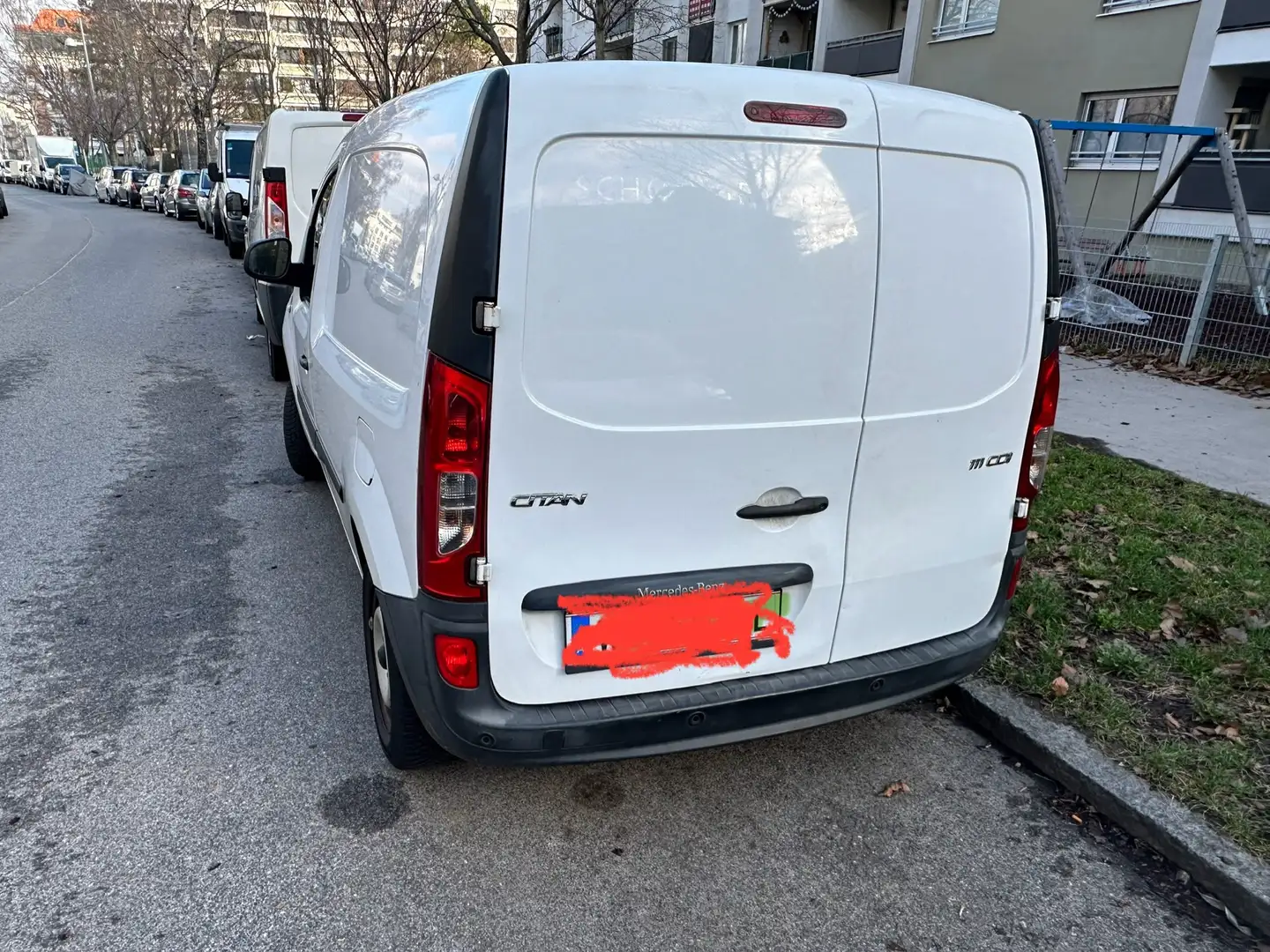 Mercedes-Benz Citan Kastenwagen 111 CDI lang Blanc - 2