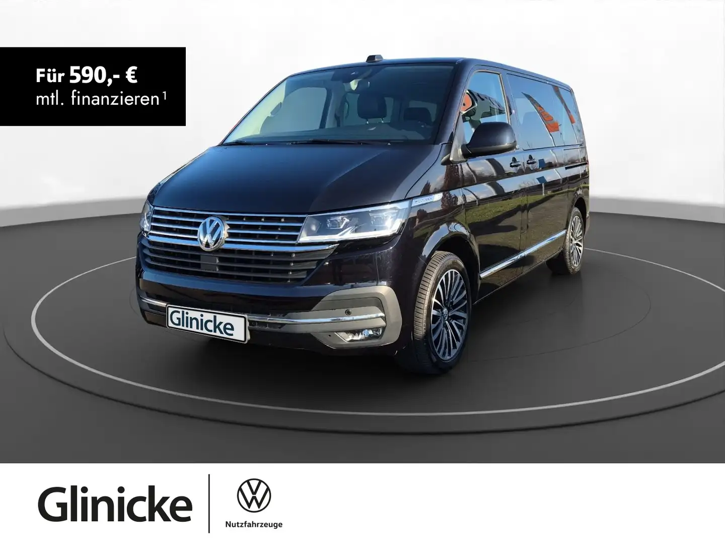 Volkswagen T7 Multivan T2.0 Multivan TDI DSG AHK RüKa SHZ PDC Schwarz - 1