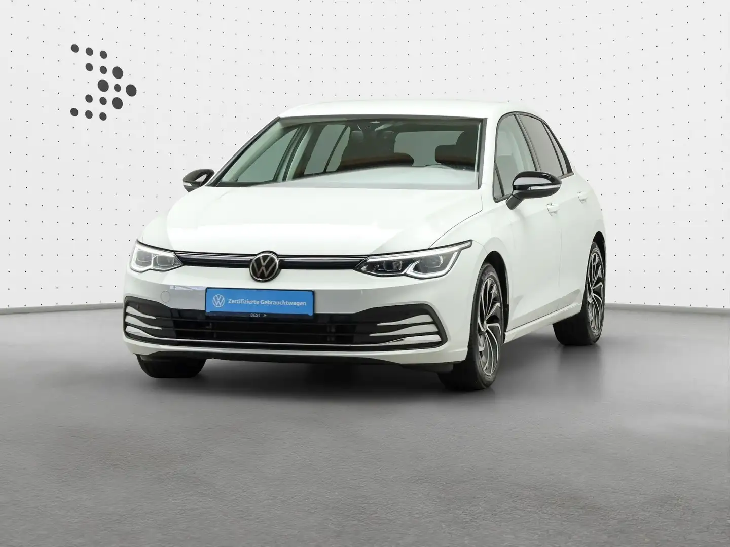 Volkswagen Golf VIII 2.0 TDI DSG ACTIVE*LED*KAMERA*NAVI*KLI Biały - 2