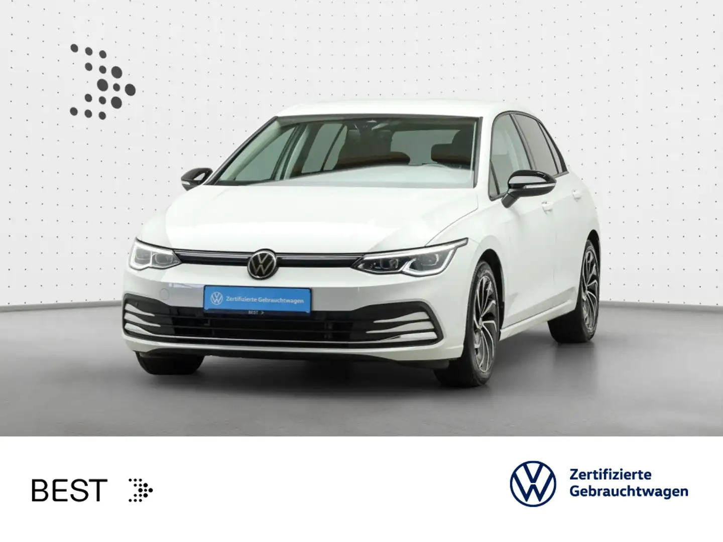 Volkswagen Golf VIII 2.0 TDI DSG ACTIVE*LED*KAMERA*NAVI*KLI Biały - 1