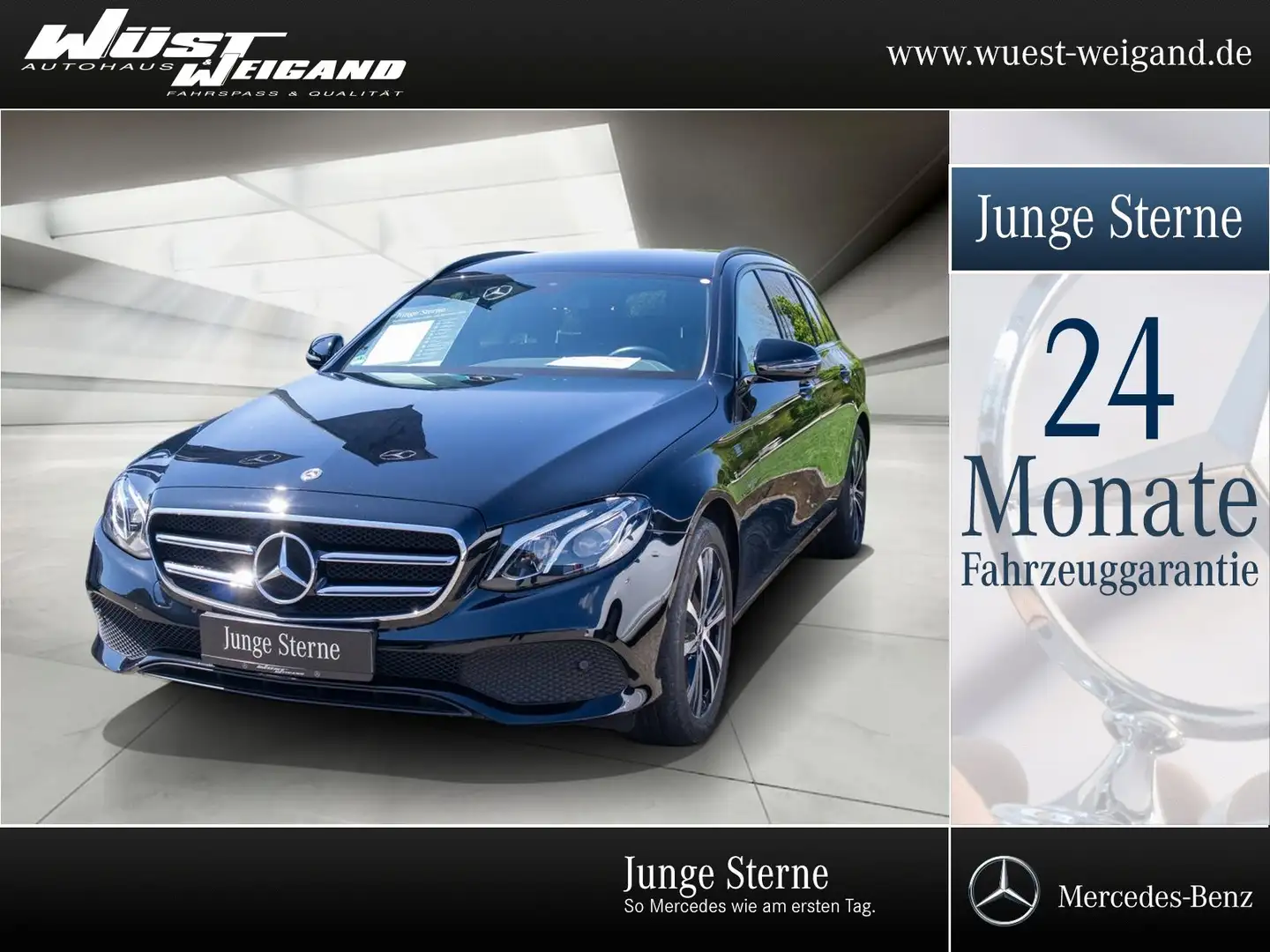Mercedes-Benz E 300 de T-Modell Avantgarde+AHK+Kamera+LED+Burm Schwarz - 1