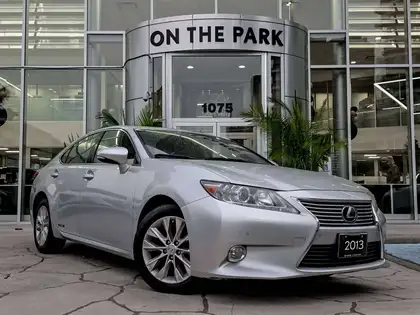 Silver 2013 Lexus ES Hybrid Sedan Front-Wheel Drive Automatic