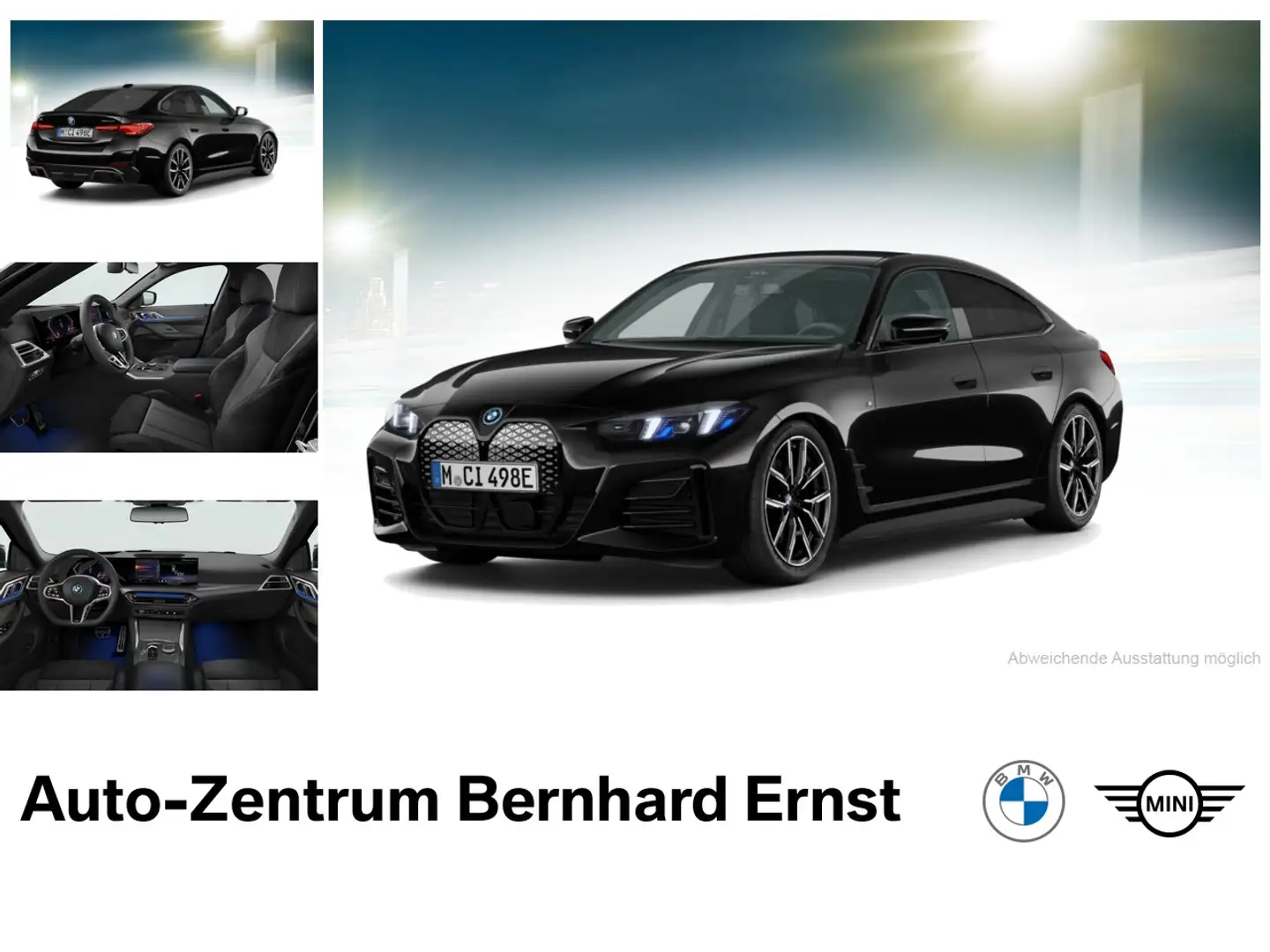 BMW i4 xDrive40 Navi Tempom.aktiv Bluetooth PDC MP3 Schn. Schwarz - 1