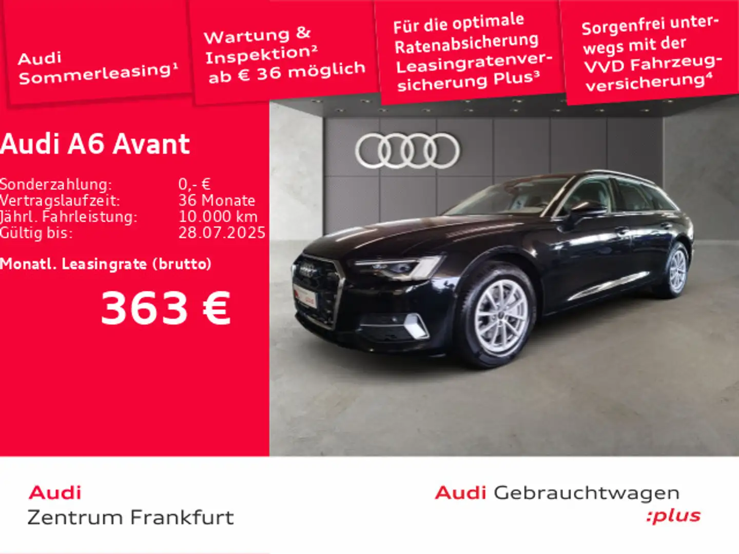 Audi A6 45 TFSI S tronic sport advanced MatrixL Schwarz - 1