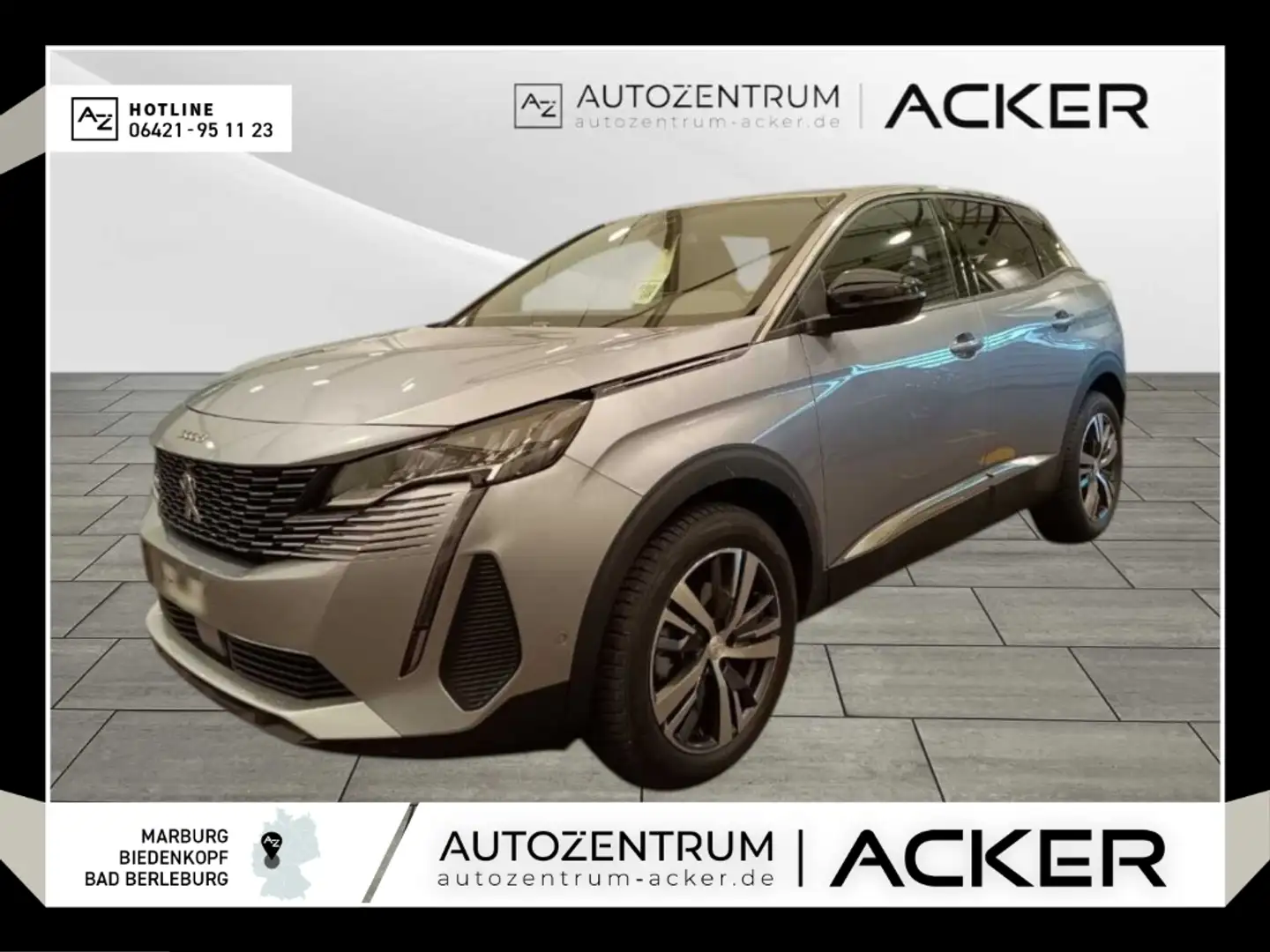 Peugeot 3008 PureTech 130 Allure LED RFK -53%* Grau - 1