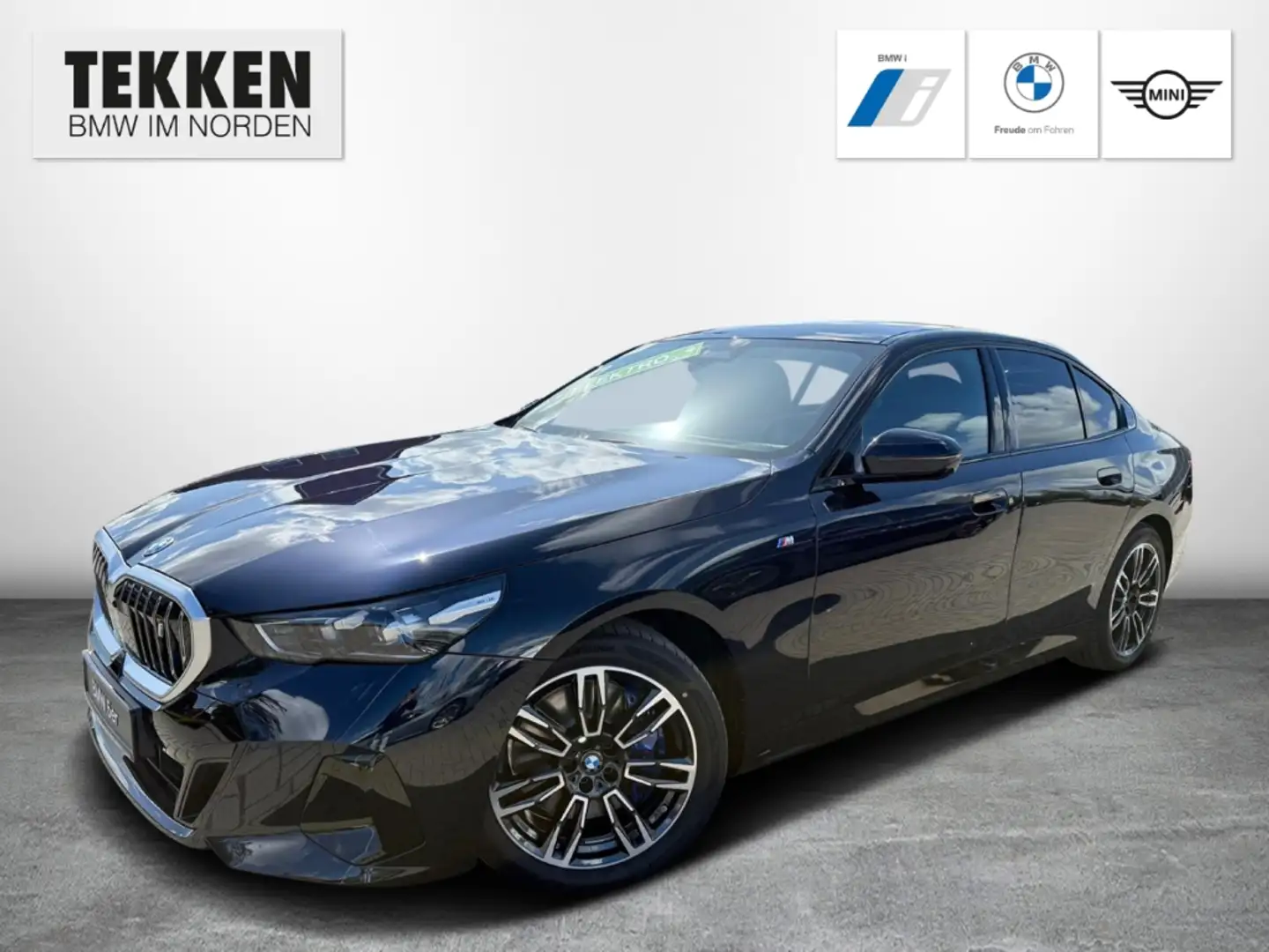 BMW i5 eDrive40 M-Sport/Autobahnassistent/AHK/eSIM Чёрный - 1