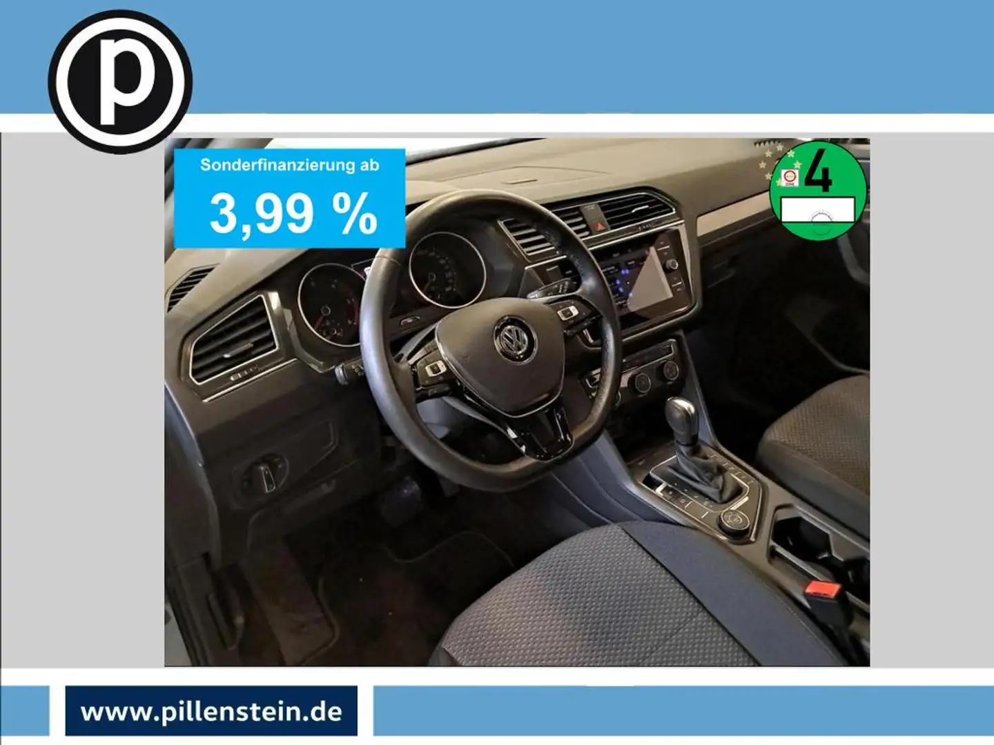 Volkswagen Tiguan Allspace TDI DSG 4M NAVI+KAM+ACC+eHKL Gris - 1