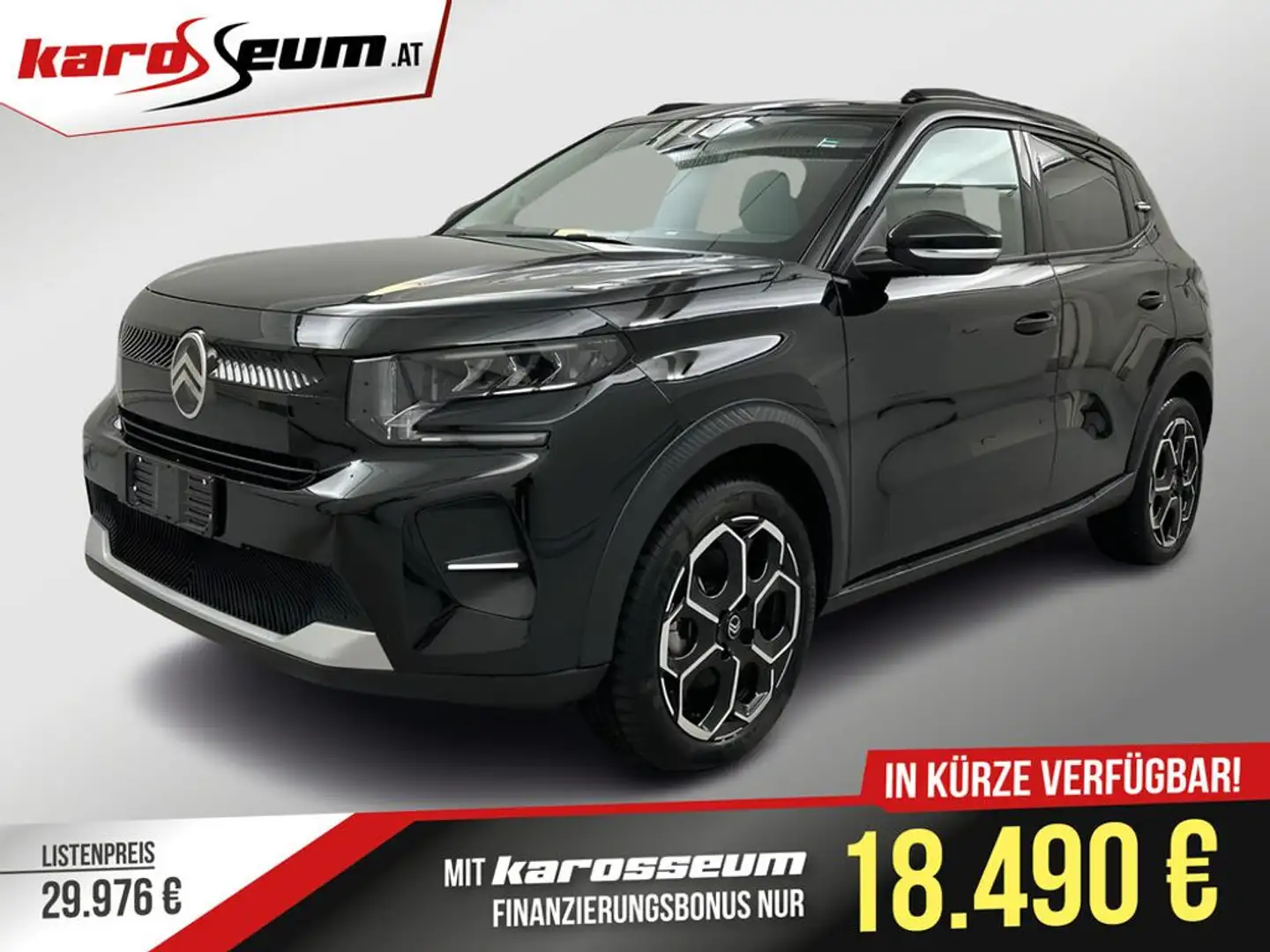 Citroen C3 e-44kWh *HEAD-UP*SPUR*VKZ*RFK*3D.NAVI* Schwarz - 1