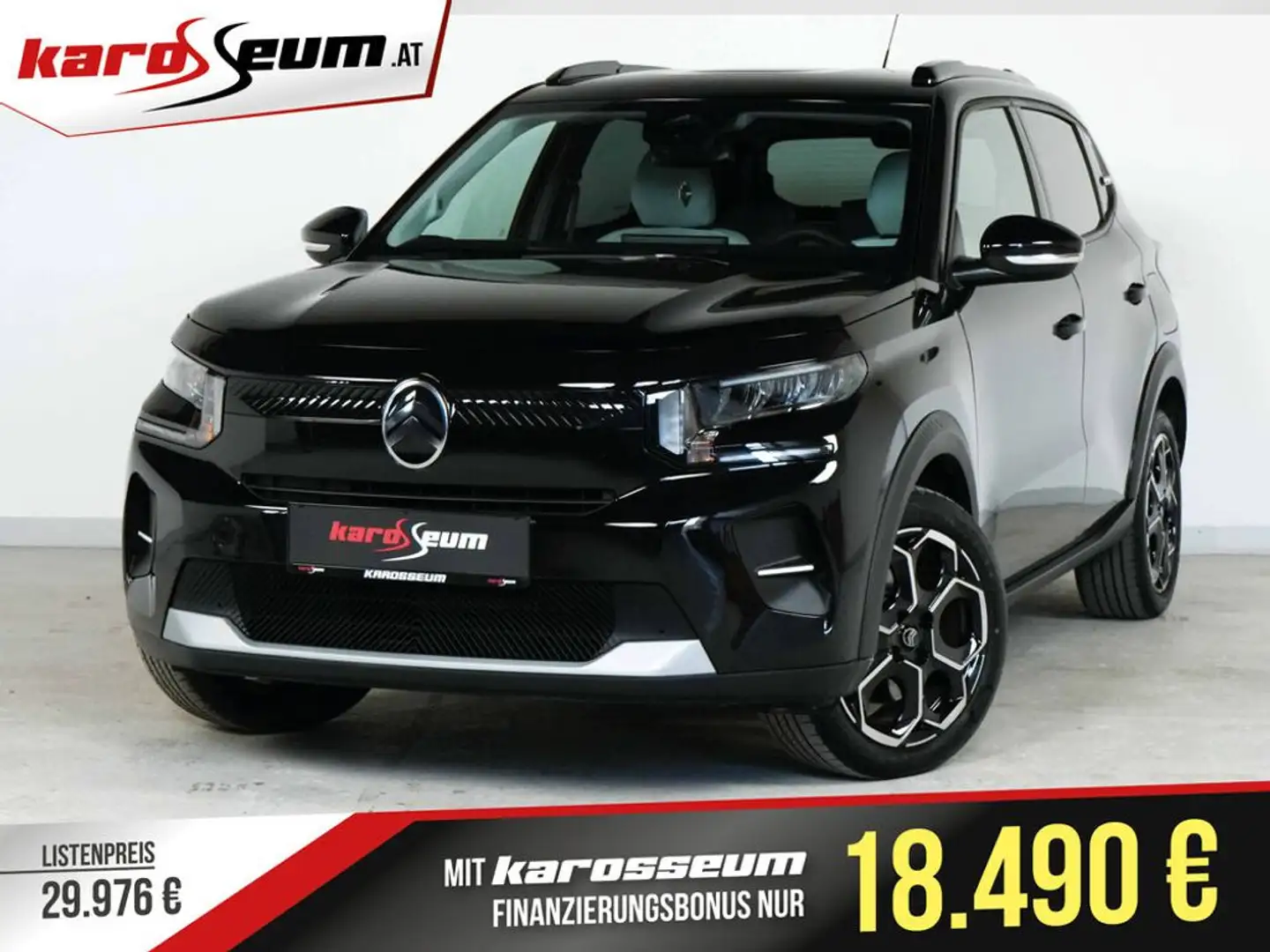 Citroen C3 e-| SOFORT VERFÜGBAR | 44kWh | 3D Navi | HuD Schwarz - 1