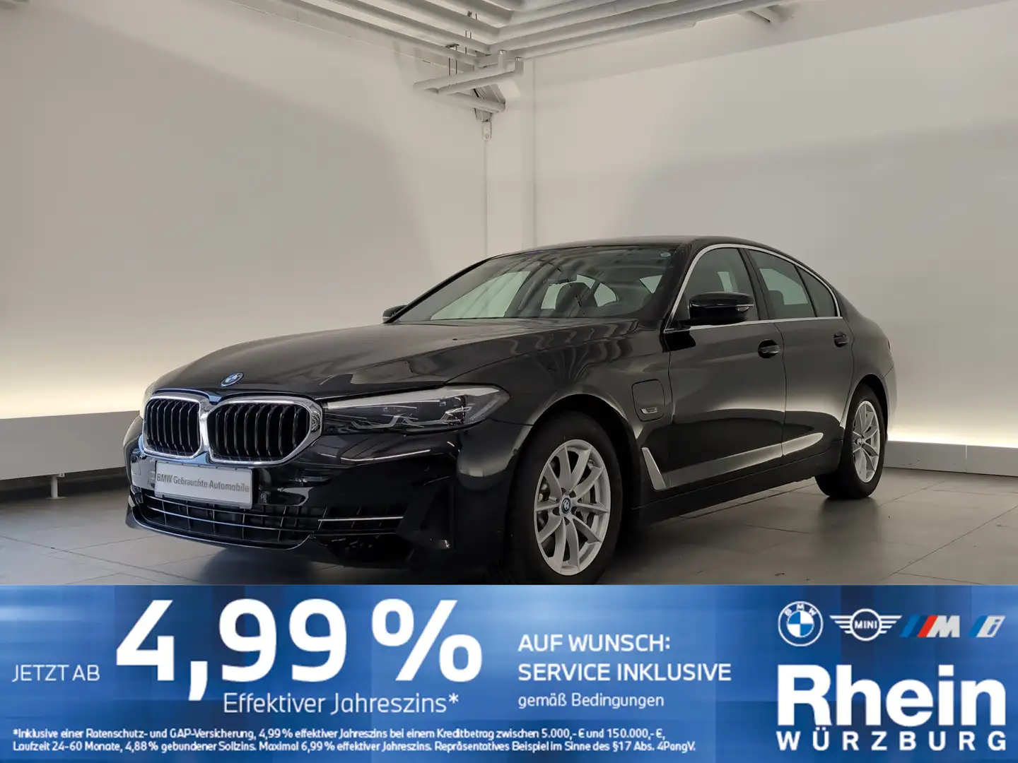 BMW 520 e Limousine LED/DAB/PDC Schwarz - 1