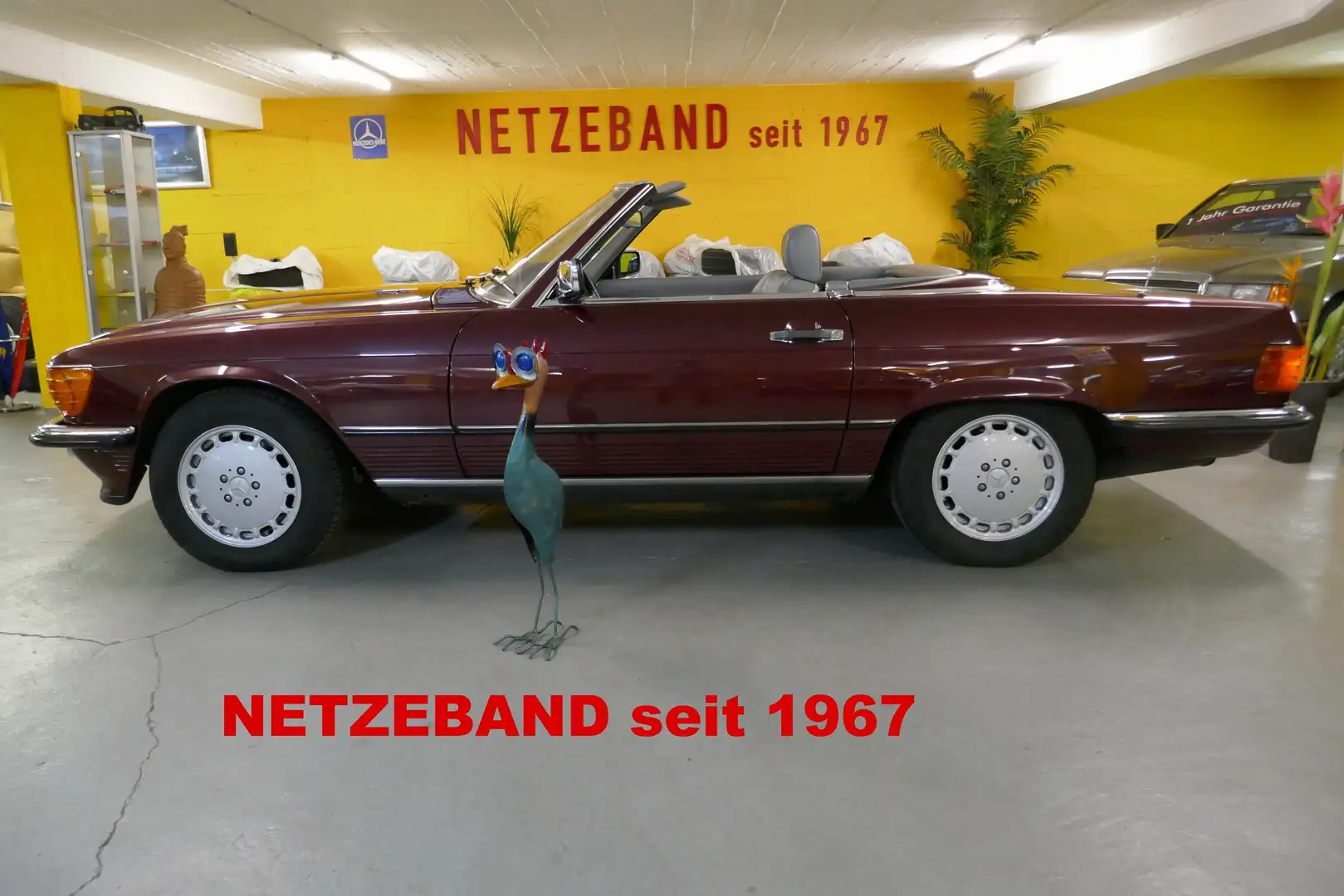 Mercedes-Benz 300 SL -GARANTIE- 2. Hand- C.- Data 2+ = 68.000,- € Kırmızı - 1