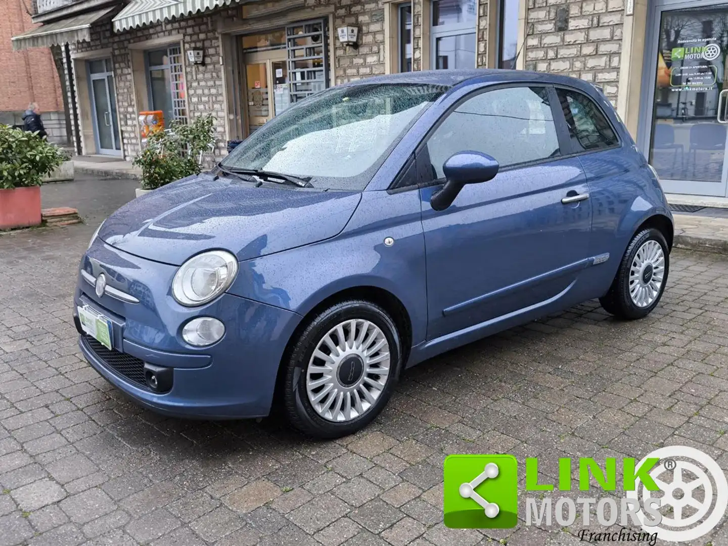 Fiat 500 0.9 TwinAir Turbo Luonge GQ Bleu - 1