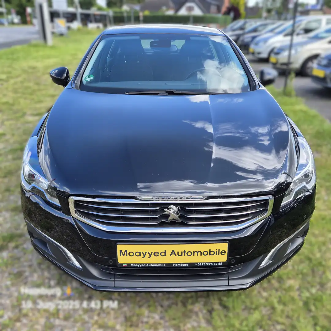Peugeot 508 Active 1.6 Klima Euro 6  Einpark Kamera Tempomat Schwarz - 1