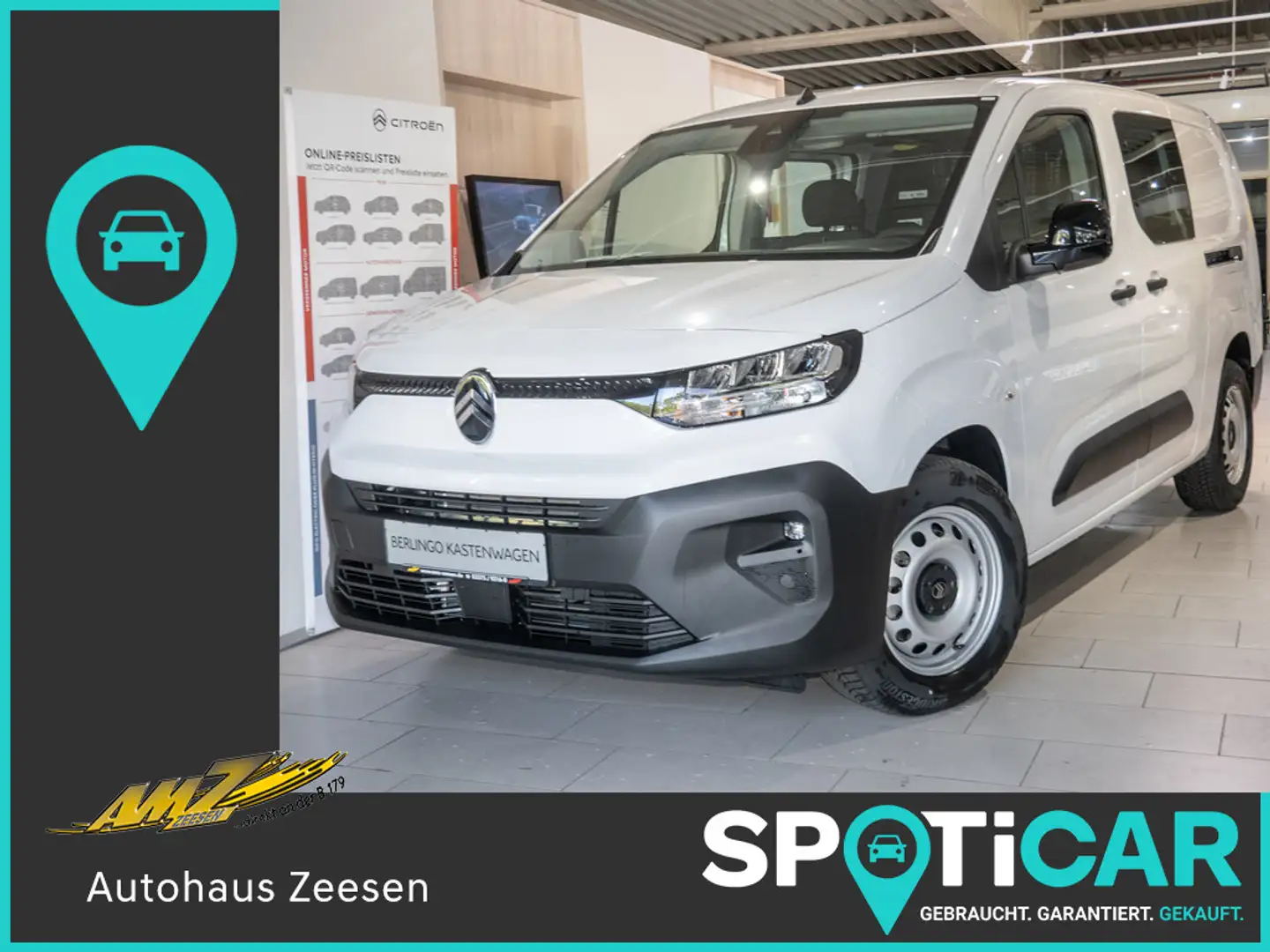 Citroen Berlingo Doppelkabine L2 1.5 BlueHDi 8-Gang Automa Weiß - 1