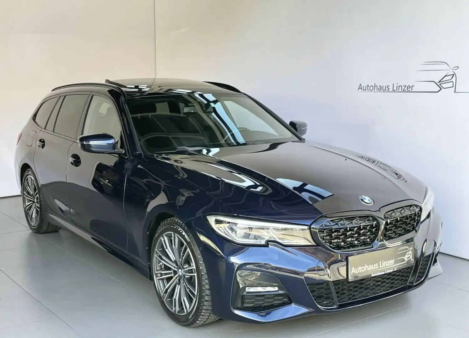 BMW 318 d M *LASER*StHz*PANO*AHK*HuD*LenkradH*KeyGo*H&K Bleu - 1