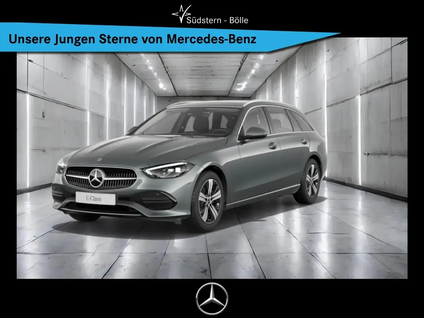Mercedes-Benz C 180 T AVANTGARDE+PANO-DACH+AHK+KAMERA Gris - 1