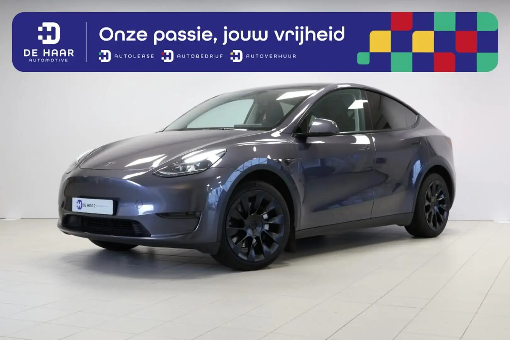 Tesla Model Y Long Range AWD 75 kWh - 94 % SoH - Leder - All-sea Gris - 1