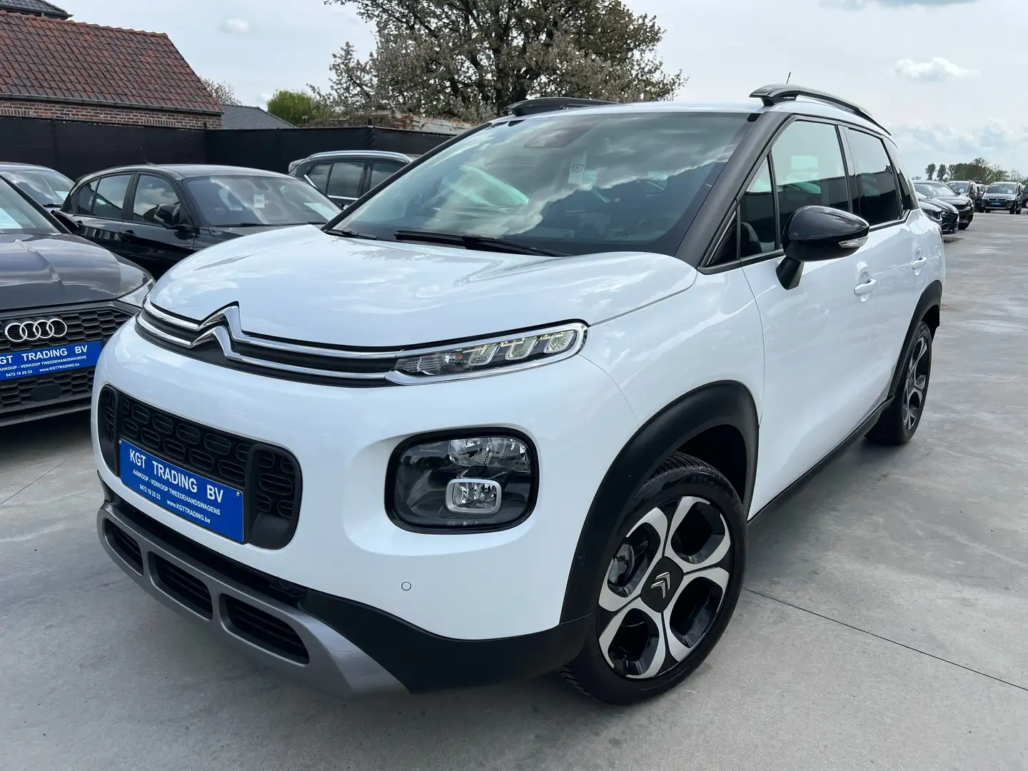 Citroen C3 Aircross 1.2i PURETECH AUTOMAAT NAVI LEDER CAMERA DAB HIFI Blanc - 1