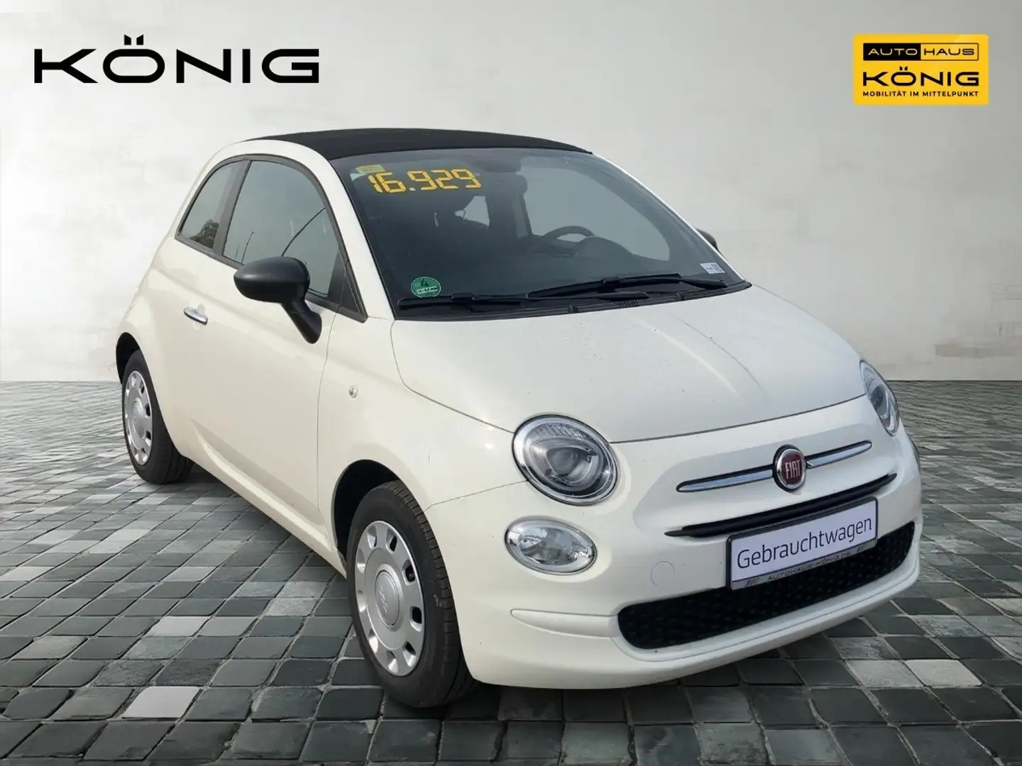 Fiat 500C 1,0 Mild Hybrid Basis (EU Bianco - 2