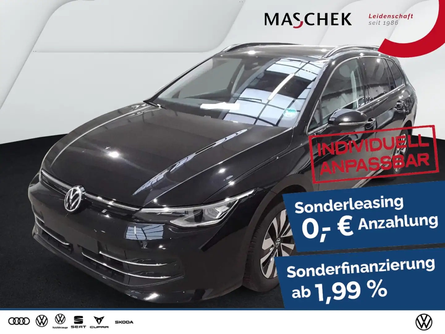 Volkswagen Golf Variant Goal 1.5 TSI Navi AHK Sitzh. GRA Kamera Schwarz - 1
