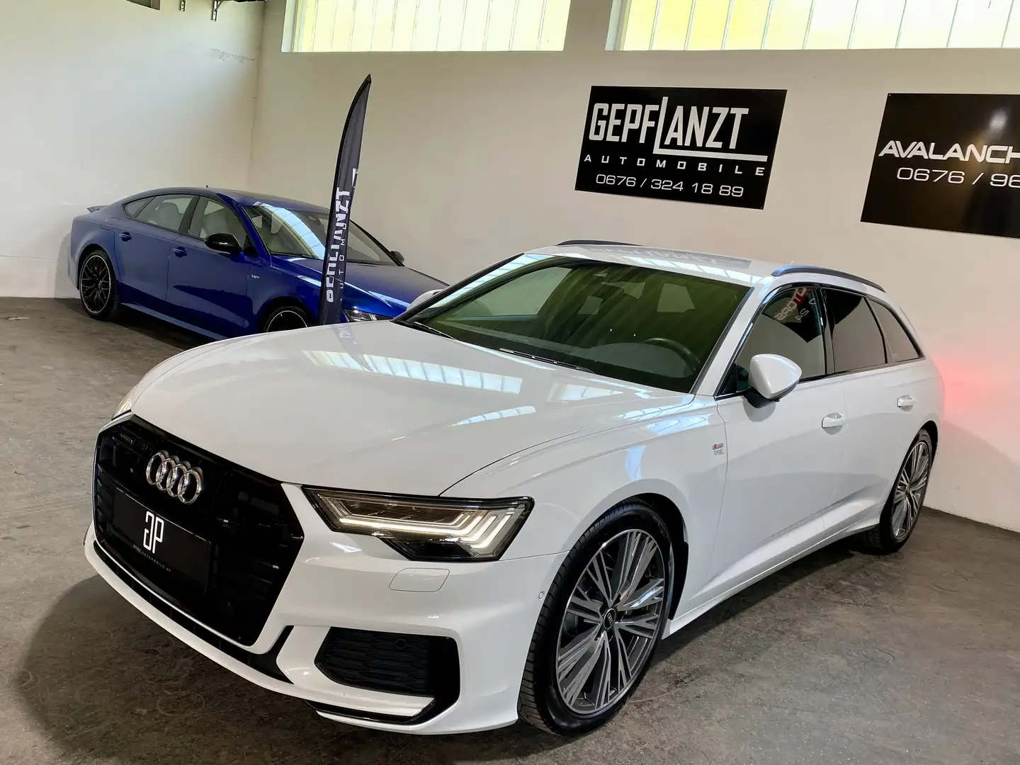 Audi A6 AV 45TDI QU*SLINE INT+EXT*BLACK EDIT*HD-MATRIX*VIR Weiß - 1