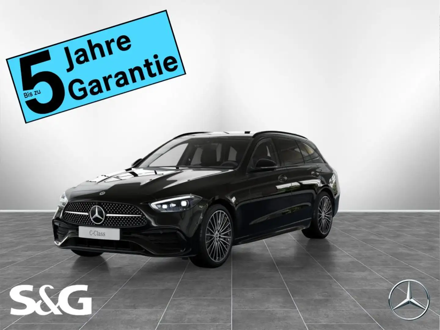 Mercedes-Benz C 200 t AMG DIG-LED+360°+Distro+Night+Distronic Schwarz - 1