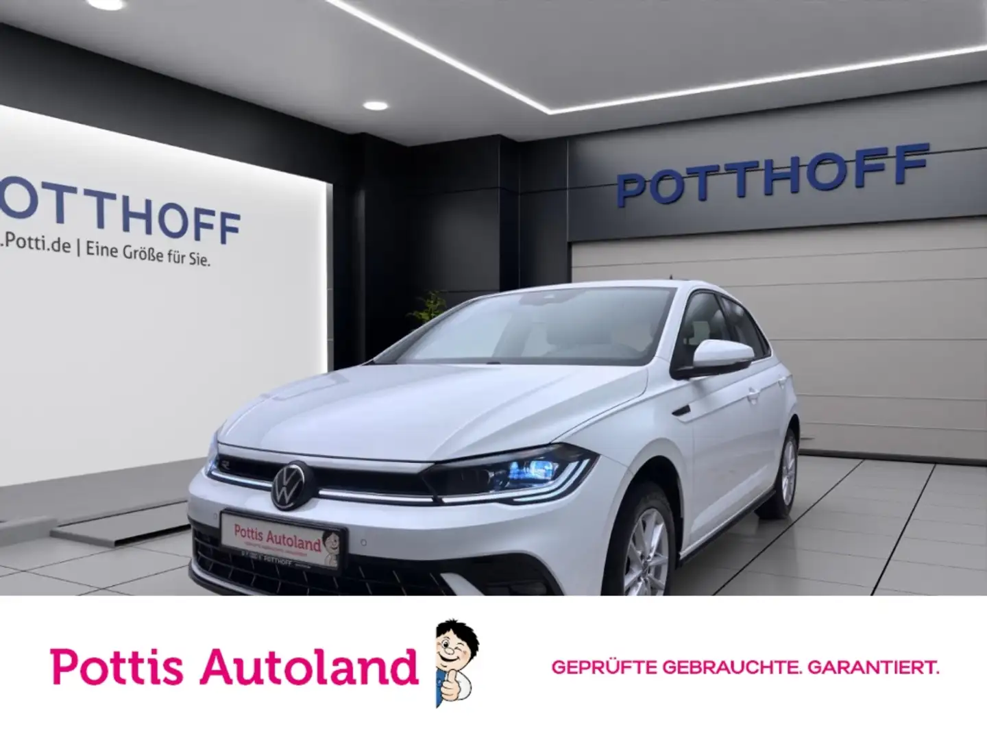 Volkswagen Polo 1.0 TSI DSG R-LINE NAVI IQ.LIGHT PDC SITZHZG Weiß - 1