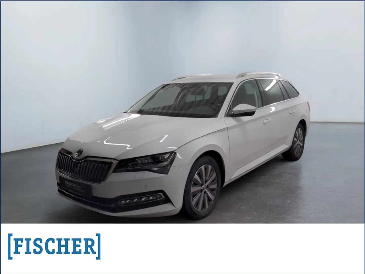 Skoda Superb Combi 2.0TDI DSG Style Matrix AHK Navi ACC Blanc - 1