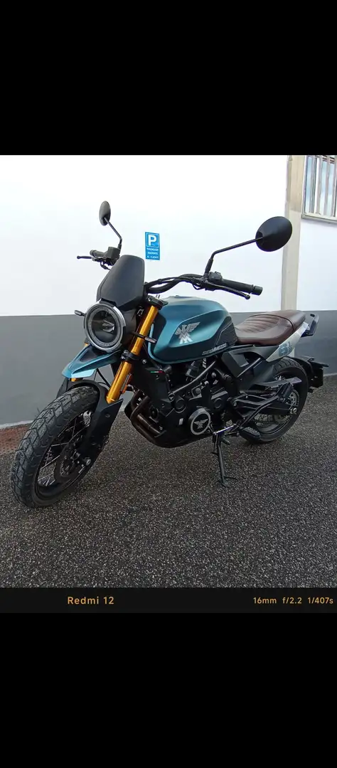Moto Morini Seiemmezzo SCR Seiemmezzo Blau - 2