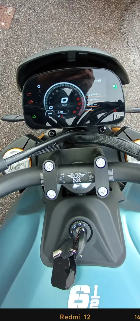Moto Morini Seiemmezzo SCR Seiemmezzo Blau - 1