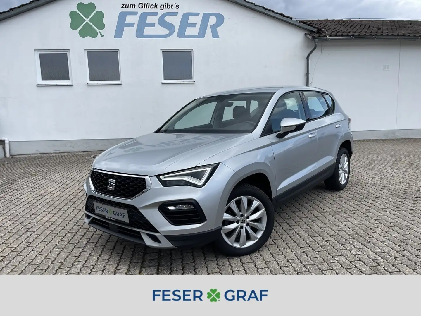SEAT Ateca Style 1.5 TSI AHK LED NAVI SHZ+LHZ Silber - 1