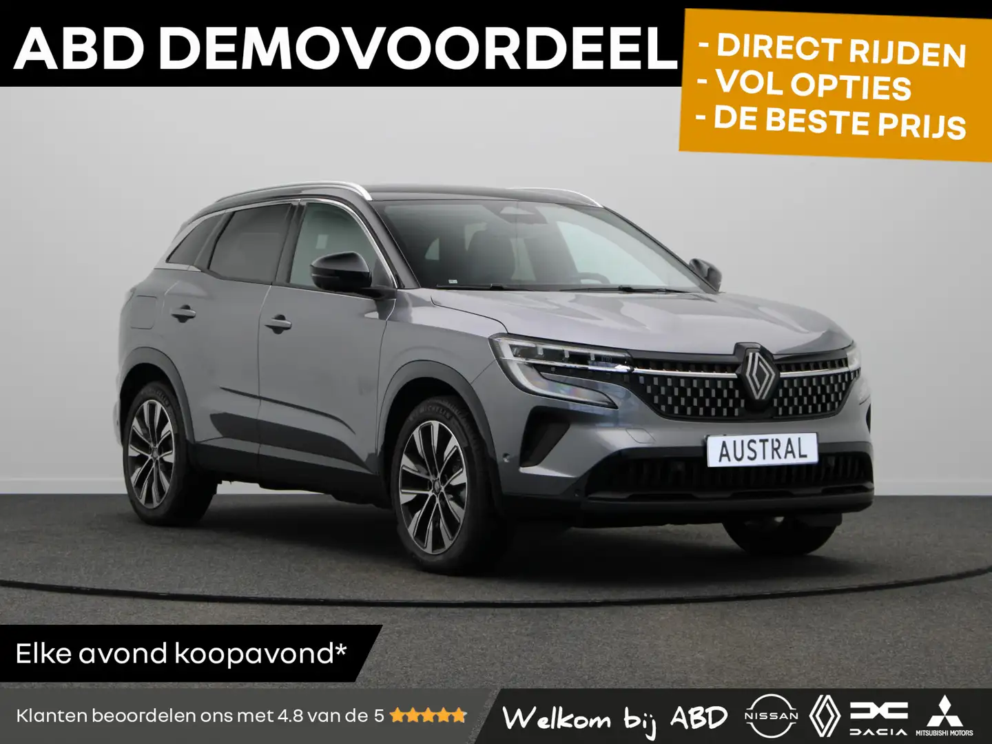 Renault Austral E-Tech Hybrid 200pk Techno | Elektrisch bedienbare Gris - 1