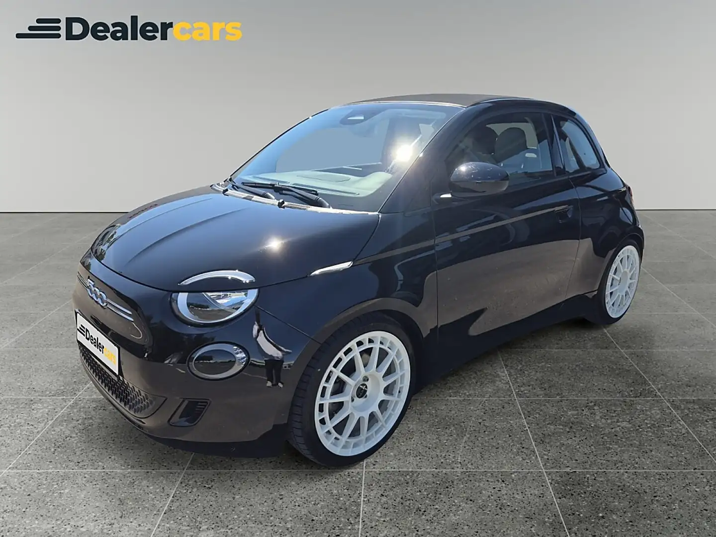 Fiat 500e 500 Cabrio Elektro 42 kWh 18Zoll und Tieferlegu... Schwarz - 1