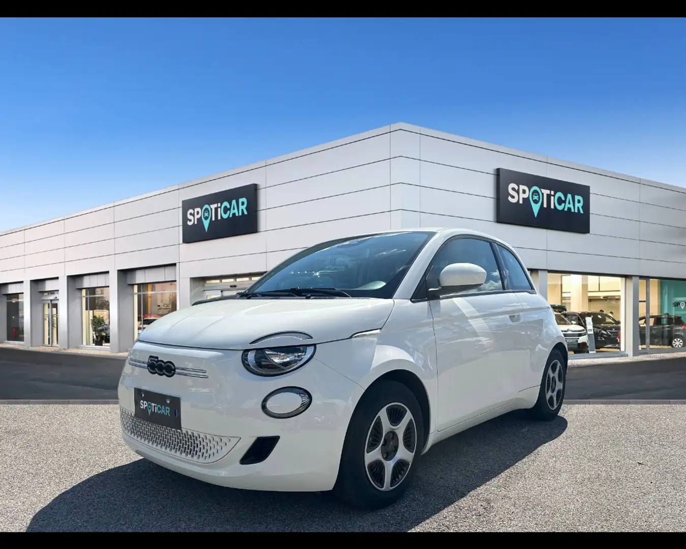 Fiat 500e 42 kWh  Passion Blanc - 1