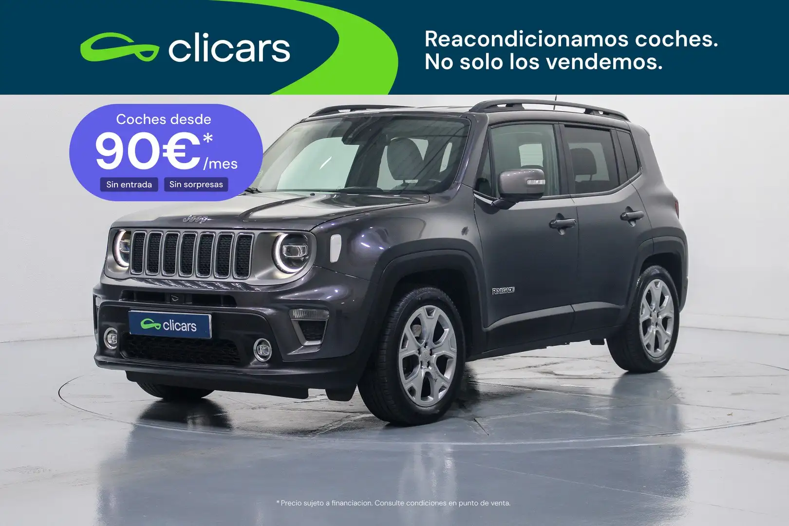 Jeep Renegade 1.6Mjt Limited 4x2 DDCT Gris - 1