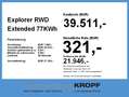 Ford Explorer RWD Extended 77KWh AHK WÄRMEPUMPE 4J.FGS Blu/Azzurro - thumbnail 4