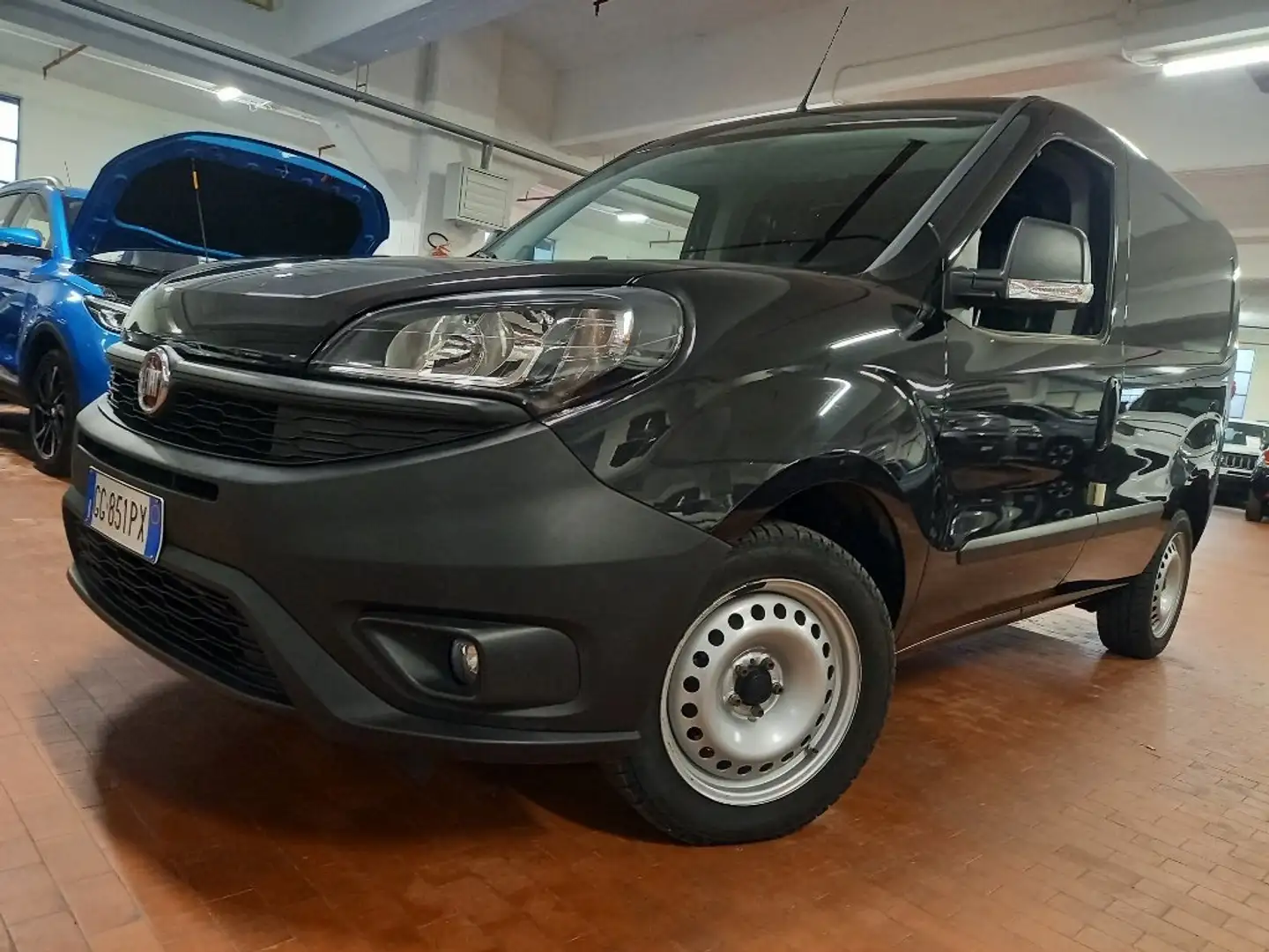 Fiat Doblo CARGO 2P, 1.4 TURBO-METANO, IVA ESCLUSA!!! Negro - 2