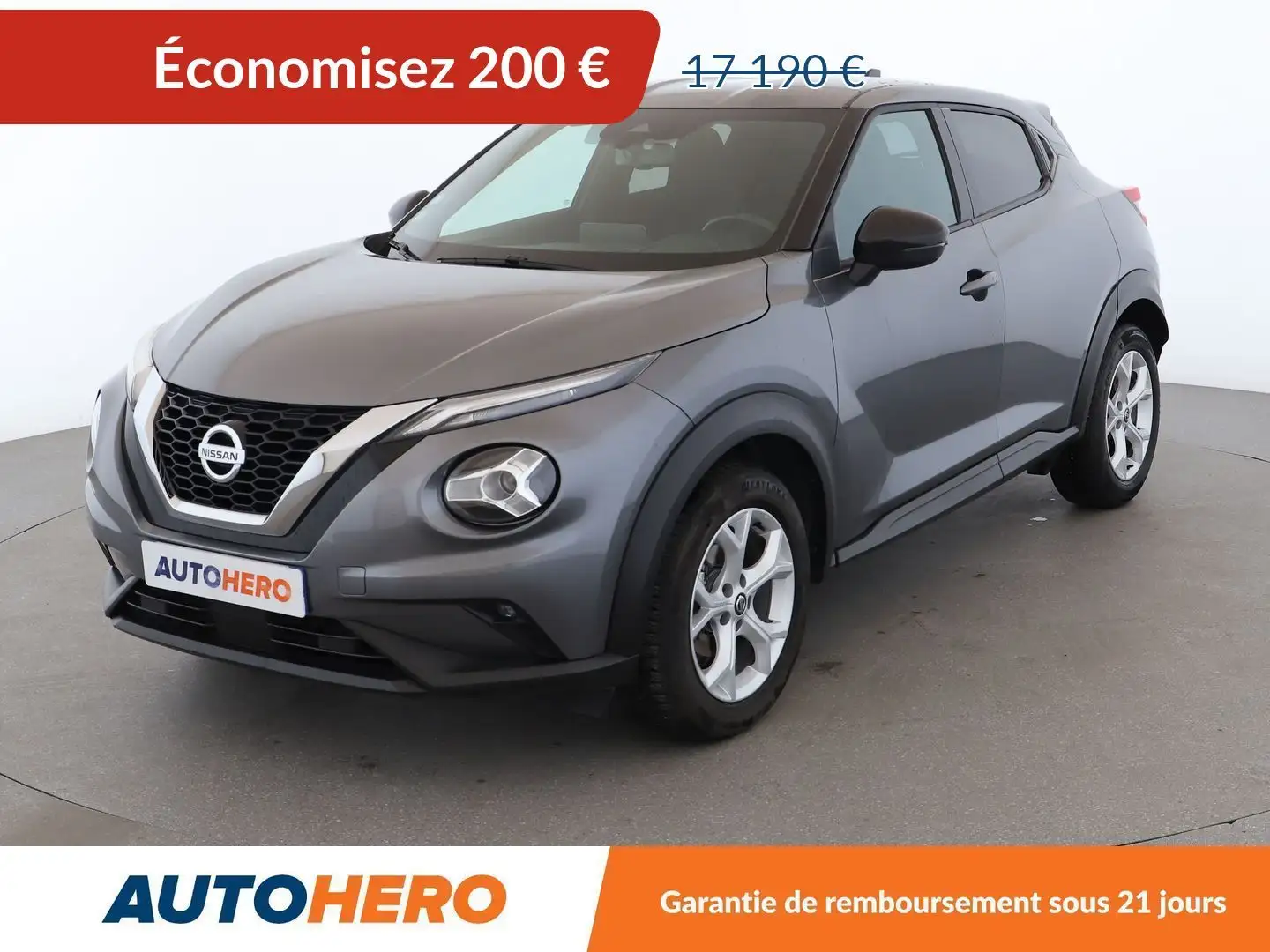 Nissan Juke 1.0 DIG-T N-Connecta DCT Gris - 1