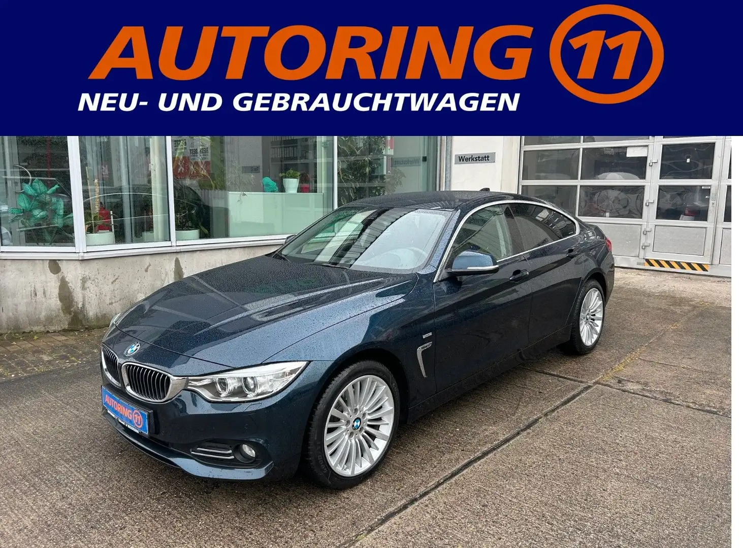 BMW 420 420d Gran Coupé xDrive Luxury LEDER*NAVI*HEAD UP Blau - 1