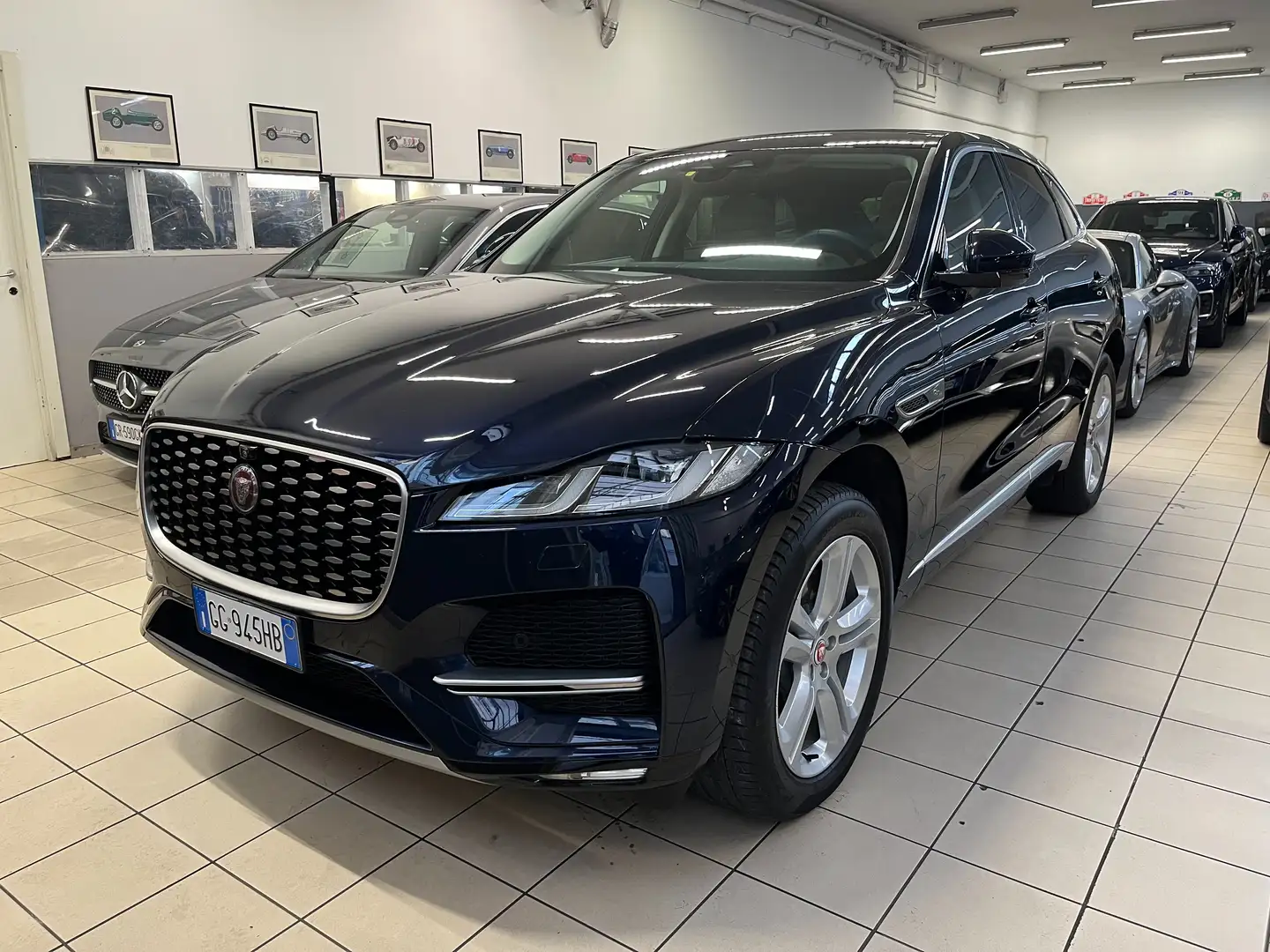 Jaguar F-Pace F-Pace 2021 2.0 i4 phev S awd 404cv auto Bleu - 1
