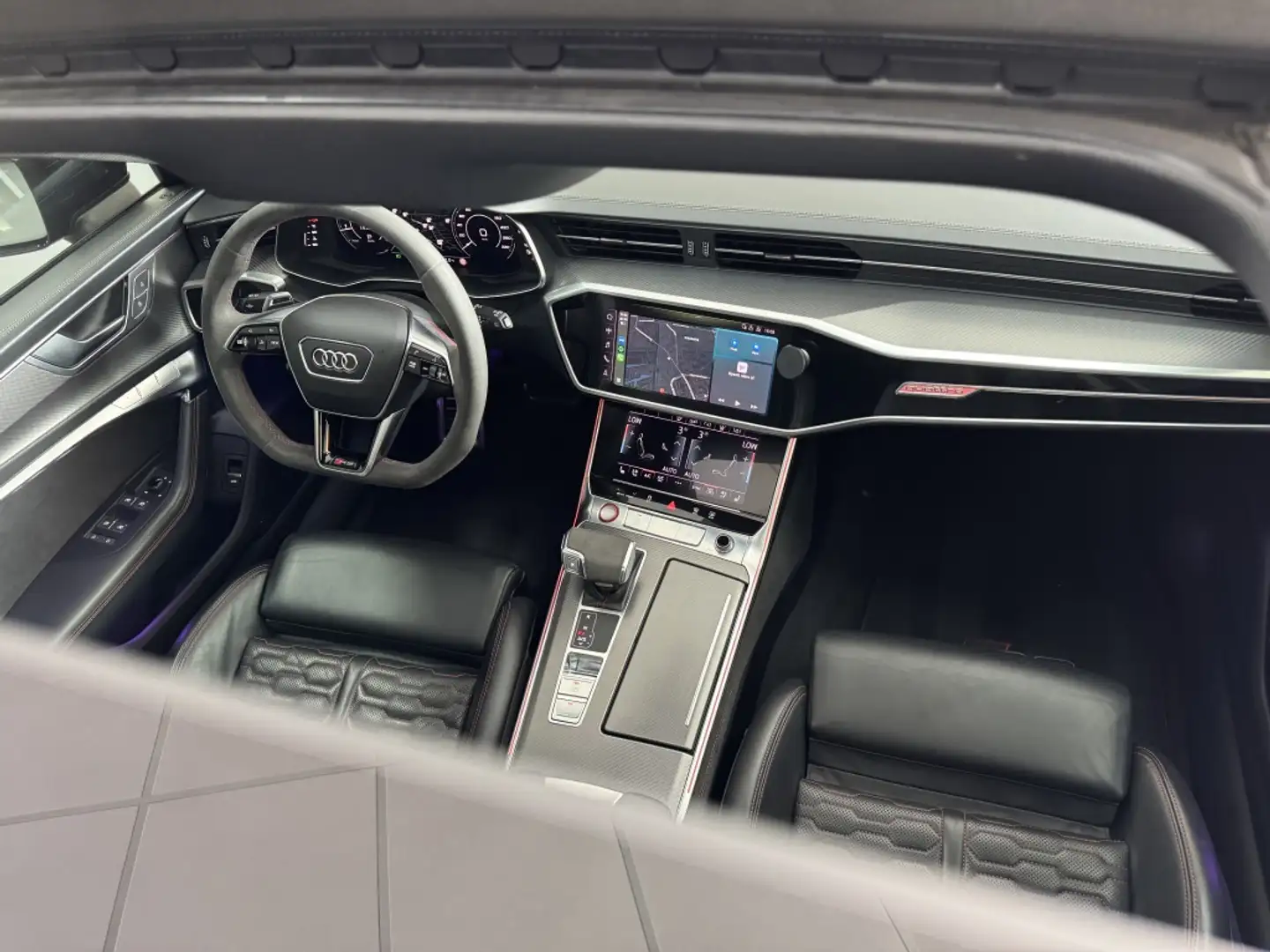Audi RS6 4.0 TFSI QUATTRO KERAMISCH 711PK ABT Zwart - 2