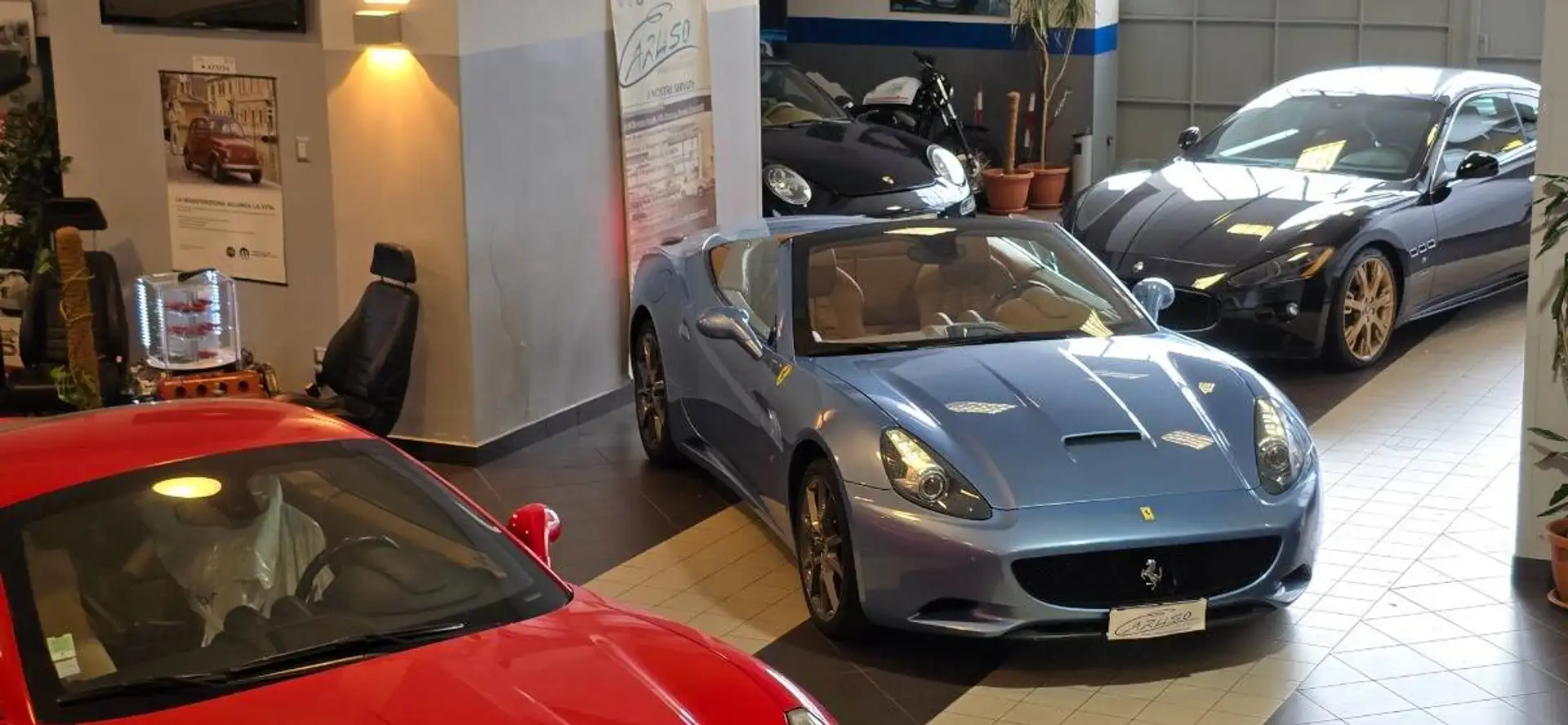 Ferrari California 30 4.3 DCT ultima serie ASPIRATA 490 cv *GAR UFF* Blu/Azzurro - 1