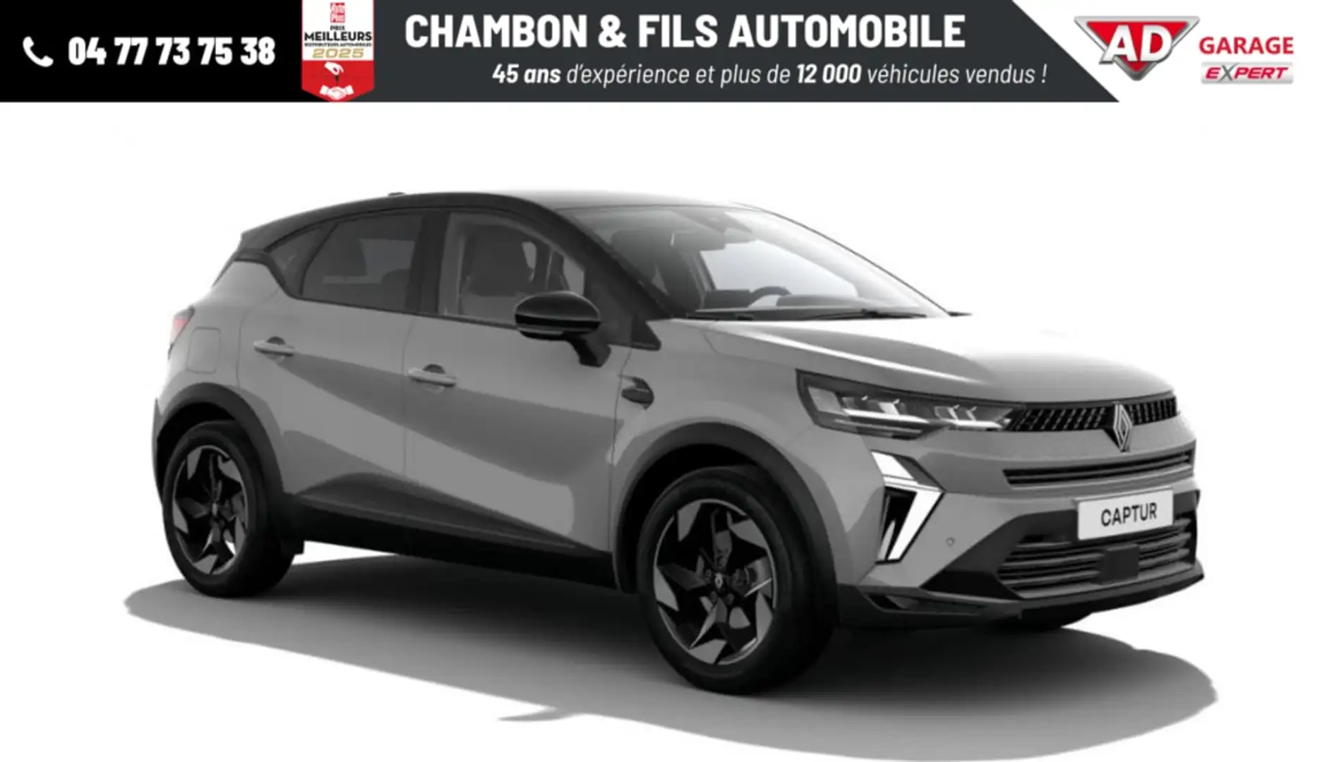 Renault Captur mild hybrid 160 EDC Techno Gris - 1