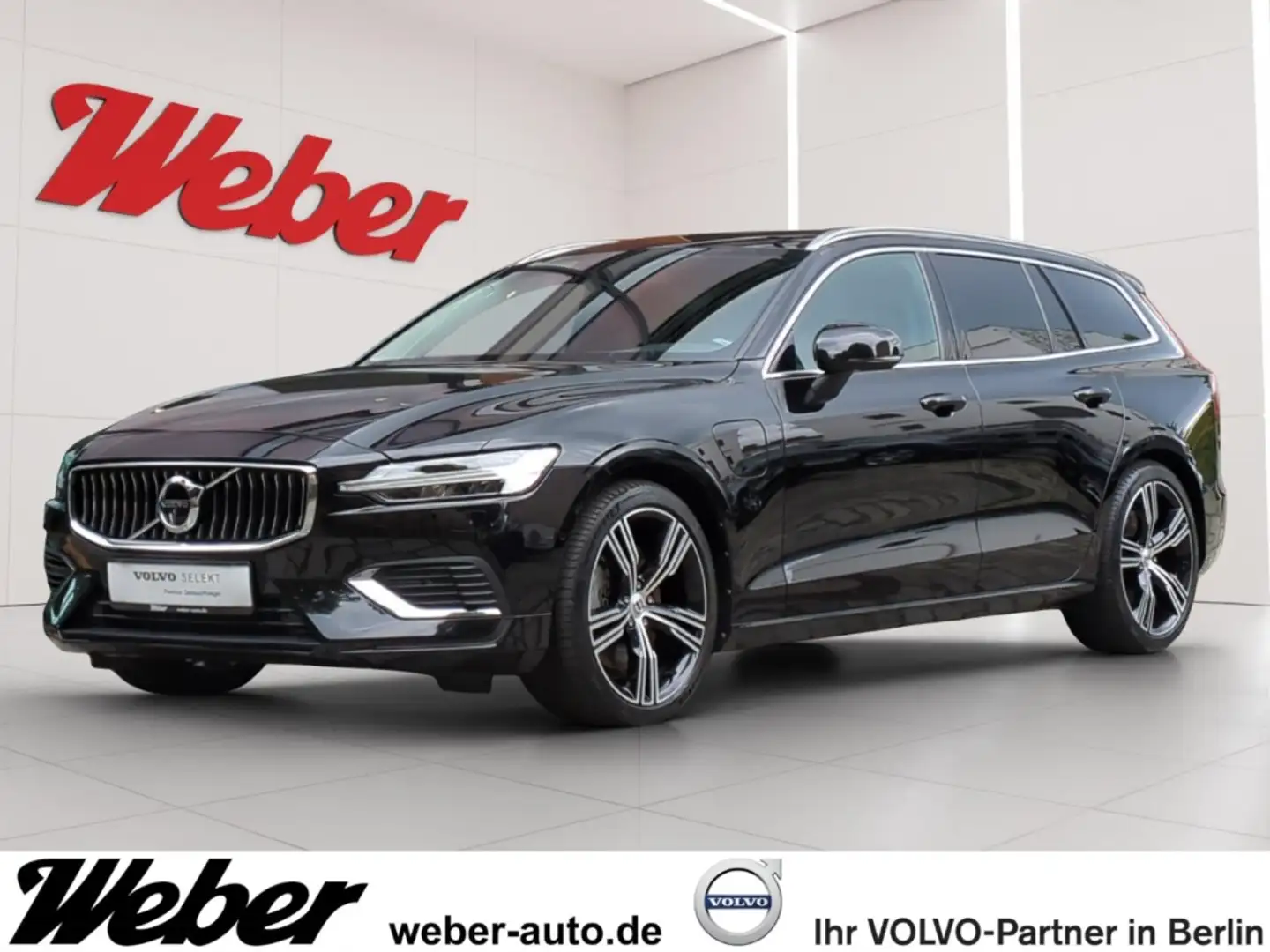 Volvo V60 T8 Recharge Inscription *HUD*Pano*ACC*e-Sitze* Zwart - 1