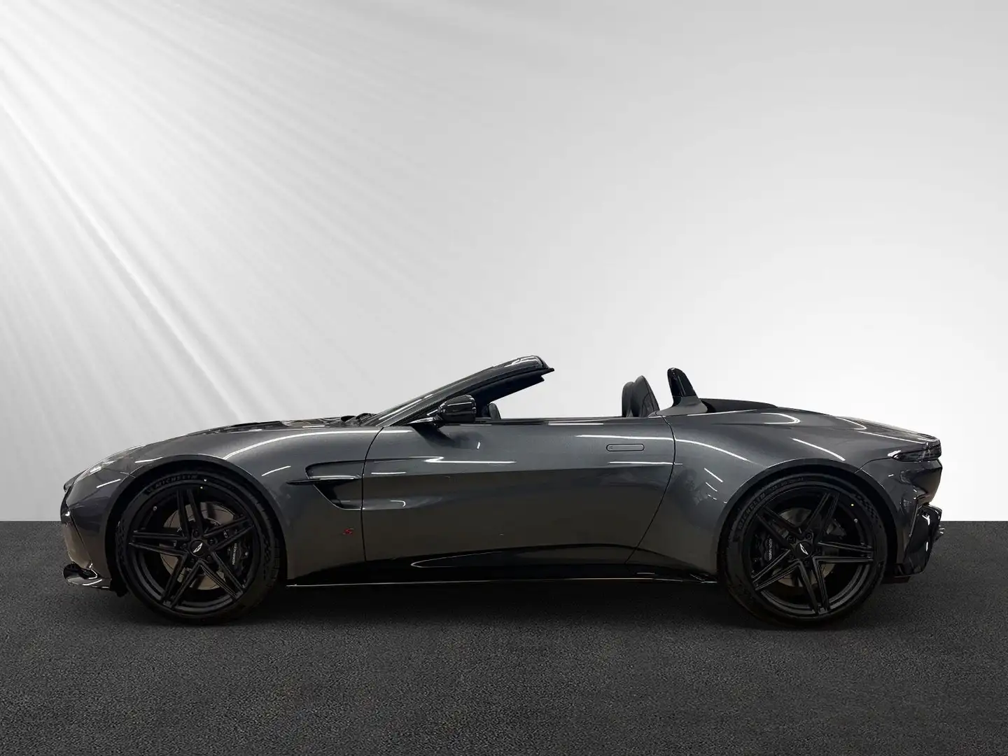 Aston Martin V8 Roadster S/BRD/Carbon/Voll-Leder Grau - 2